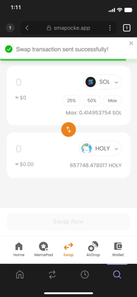 Smapocke - How it Works - Swap