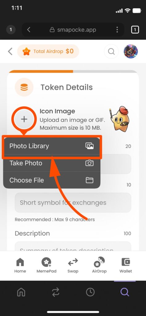 Smapocke - How it Works - Launch Token