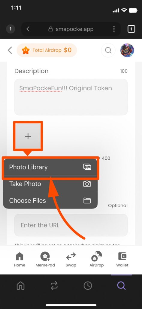 Smapocke - How it Works - Launch Token