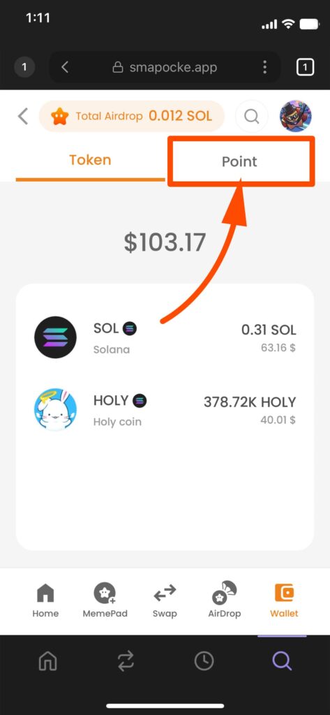 Smapocke - How it Works - Wallet