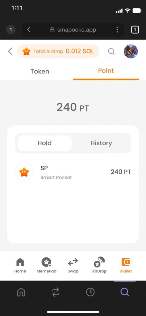 Smapocke - How it Works - Wallet