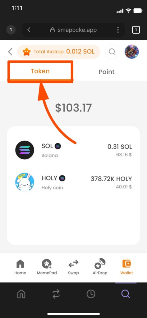 Smapocke - How it Works - Wallet