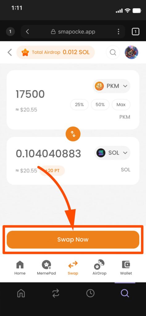 Smart Pocket : Don’t Miss Out! Act Fast! Earn Points & Airdrops through Consecutive Swaps