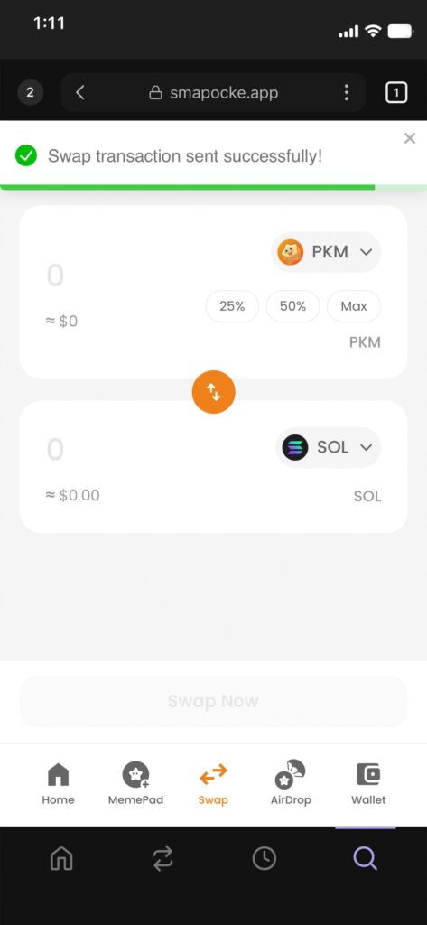 Smart Pocket : Don’t Miss Out! Act Fast! Earn Points & Airdrops through Consecutive Swaps