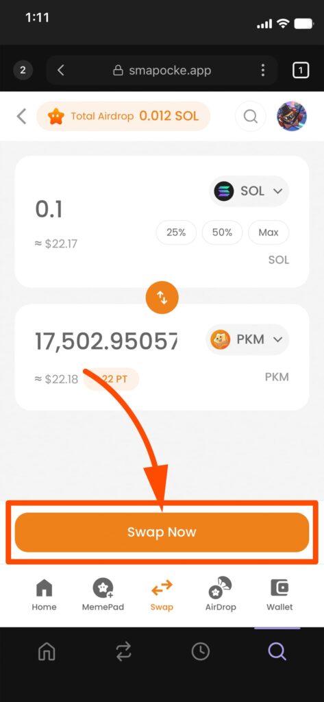 Smart Pocket : Don’t Miss Out! Act Fast! Earn Points & Airdrops through Consecutive Swaps
