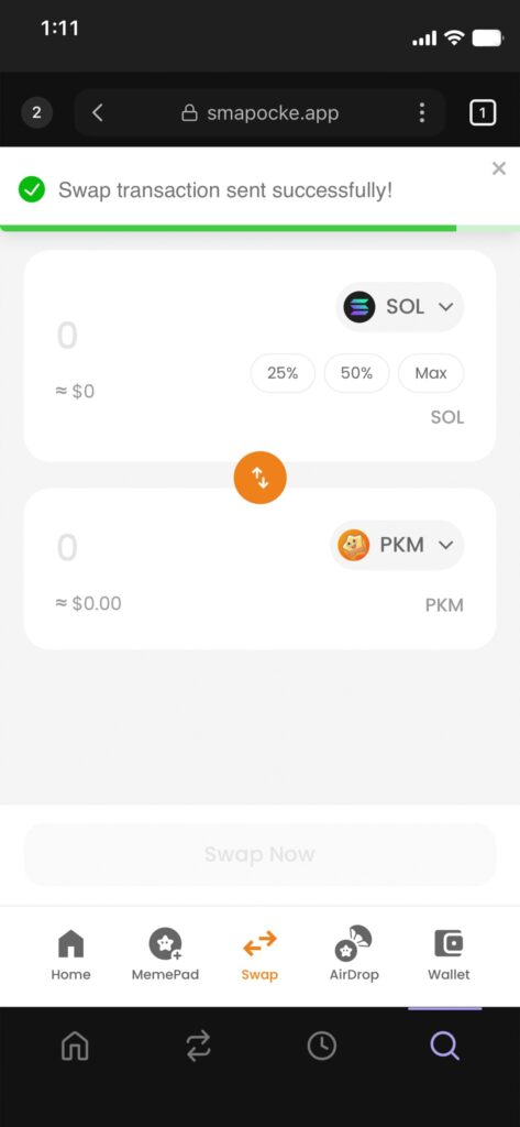 Smart Pocket : Don’t Miss Out! Act Fast! Earn Points & Airdrops through Consecutive Swaps